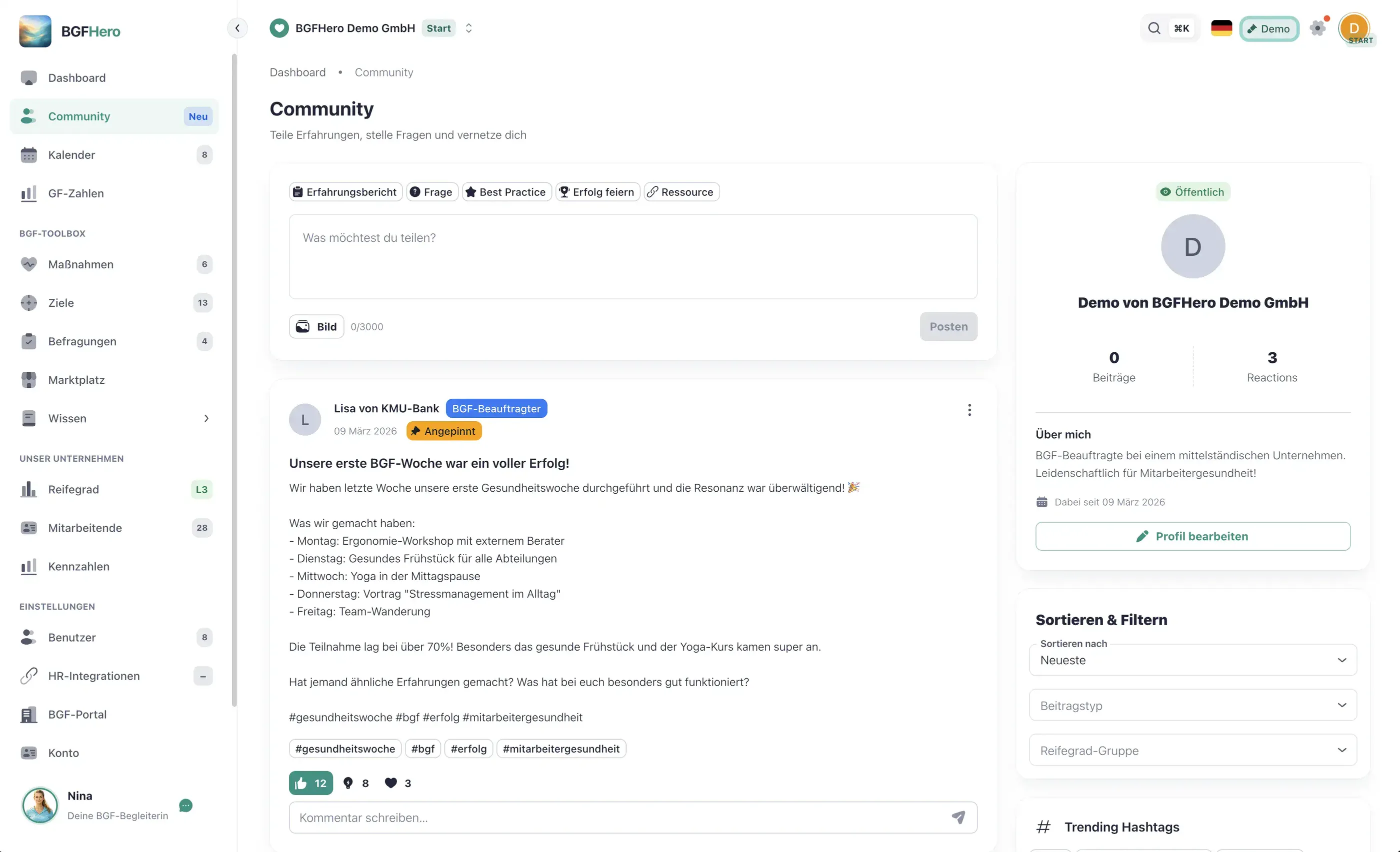 Community · Mittelstands-Netzwerk